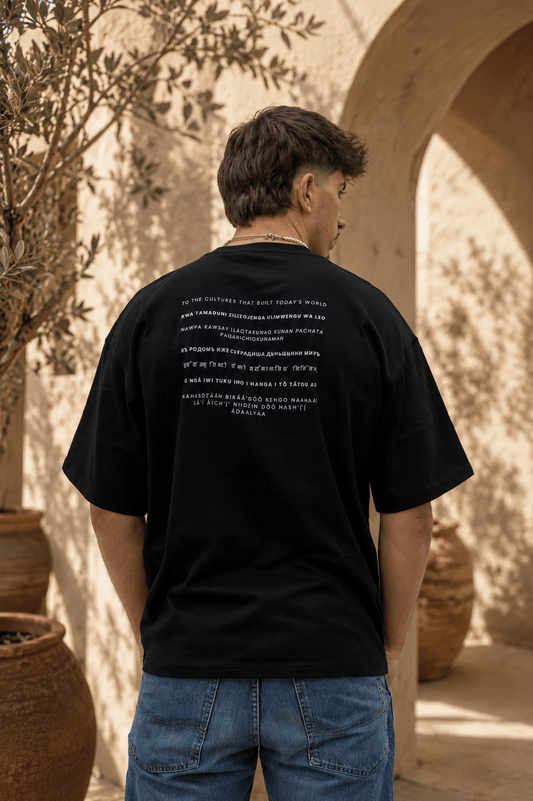 Lisan Tee Black - Romani Culturewear