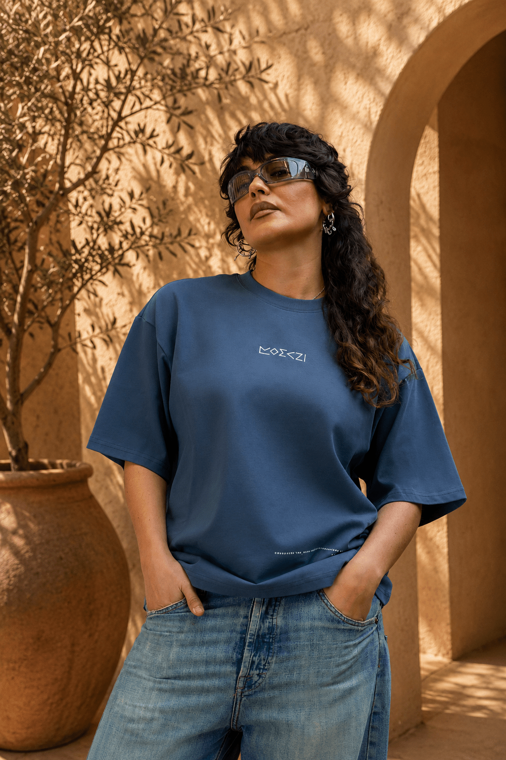 Lisan Tee Slate - Romani Culturewear