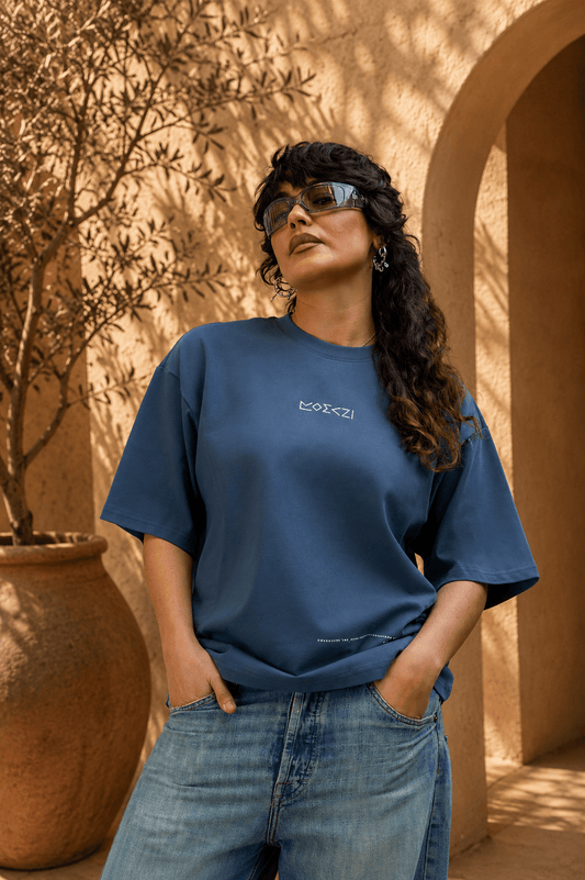 Lisan Tee Slate - Romani Culturewear